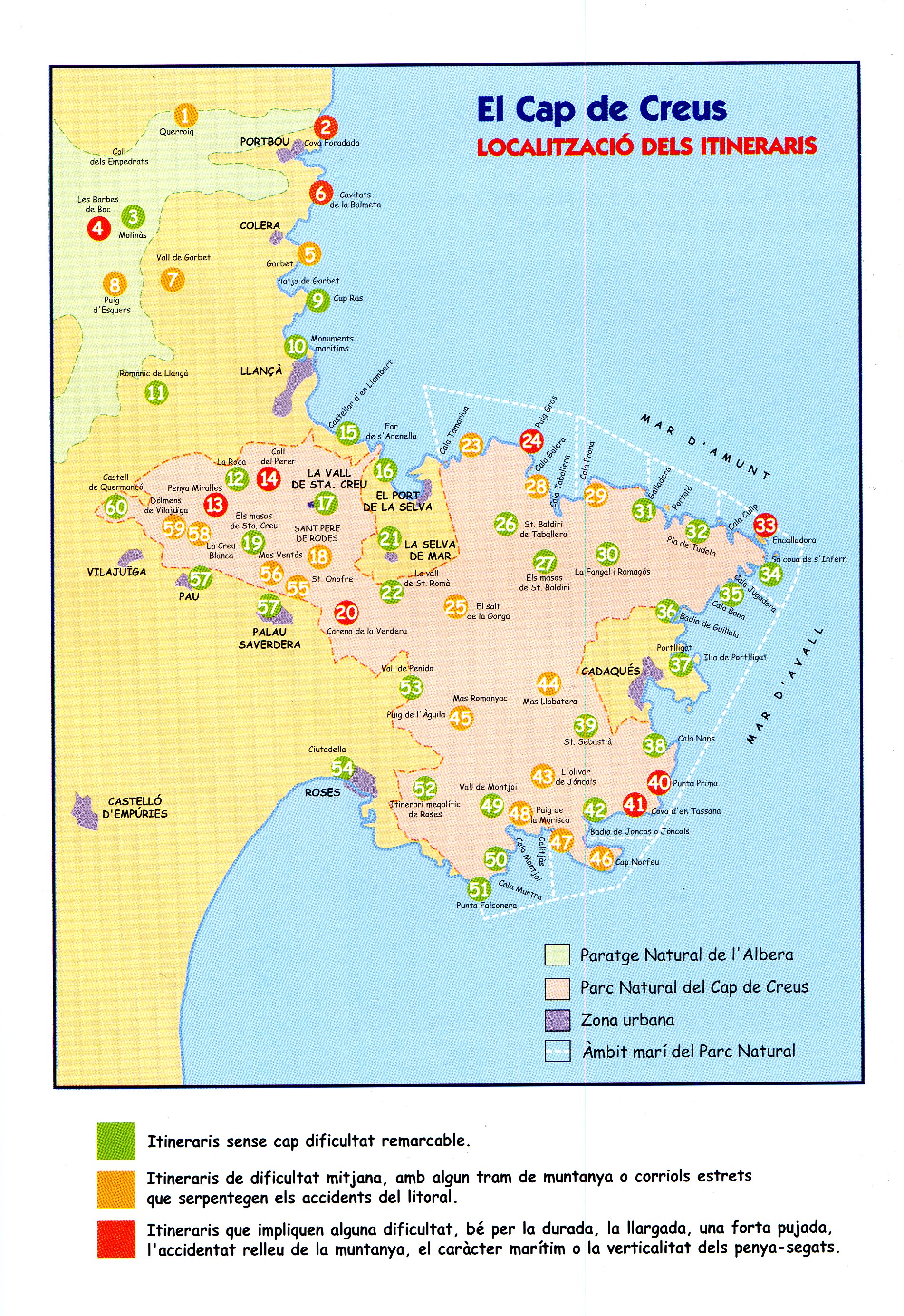 Cap de Creus, El : 60 itineraris de Portbou a Roses - Miniatura 3